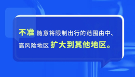 【海報】國家衛(wèi)健委要求疫情防控做到“九不準(zhǔn)”