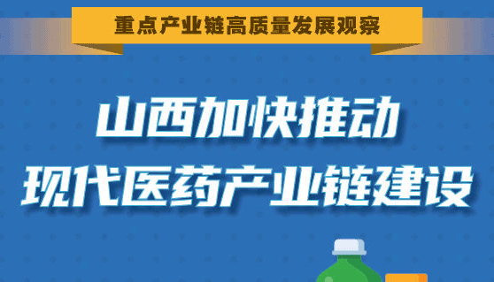 圖解丨山西加快推動現代醫(yī)藥產業(yè)鏈建設