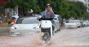 南寧遭遇暴雨