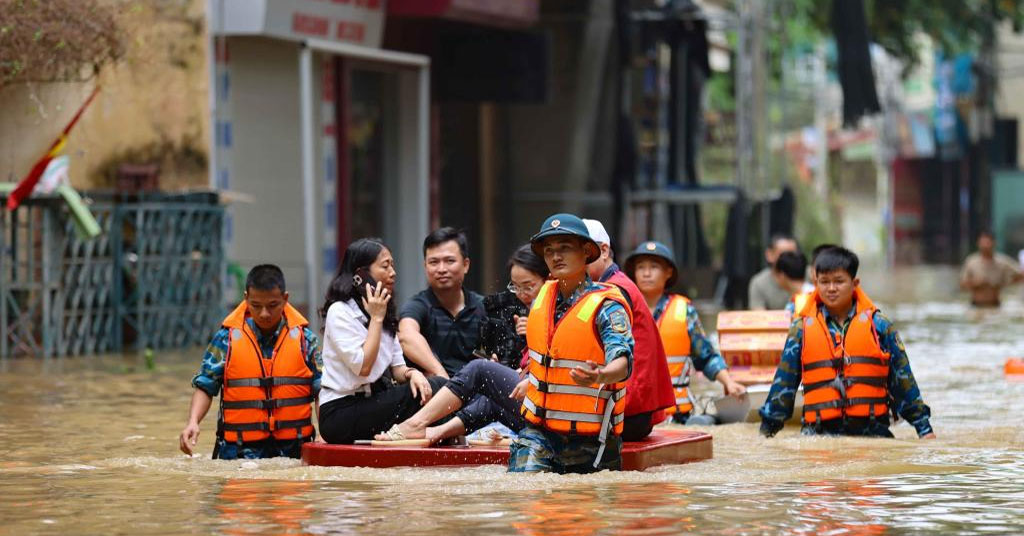 臺風“摩羯”在越南致死人數(shù)逾兩百