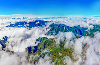 秋日云海如畫(huà)歷山