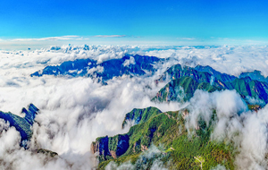 秋日云海如畫(huà)歷山