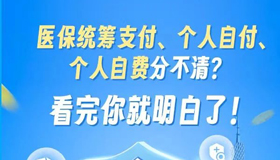 【圖解】醫(yī)保統(tǒng)籌支付 個人自付 個人自費(fèi)分不清?