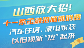 【圖解】山西放大招！十一條金融措施助消費